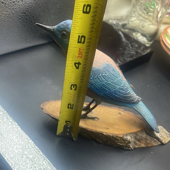 Hand Carved Hand Painted Fine Collection Wood Decoy Shore Bird Vintage - Picture 15 of 15